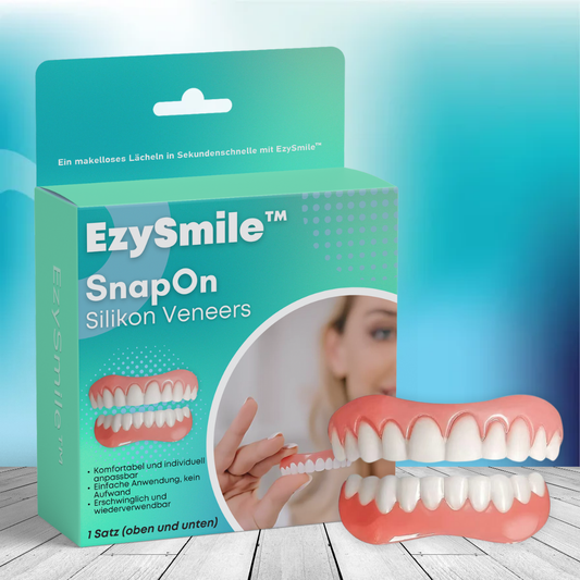 EzySmile™ SnapOn Silikon Veneers - Ihr perfektes Lächeln erwartet Sie! 🦷 Zeitlich begrenzter 30% Rabatt!