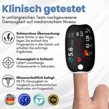 Glycenx™ Präzisions-Glukoseüberwachungsgerät - BEGRENZTES ANGEBOT | Nie mehr Finger stechen!💕