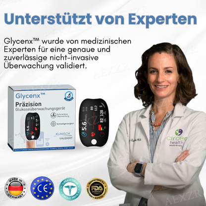 Glycenx™ Präzisions-Glukoseüberwachungsgerät - BEGRENZTES ANGEBOT | Nie mehr Finger stechen!💕