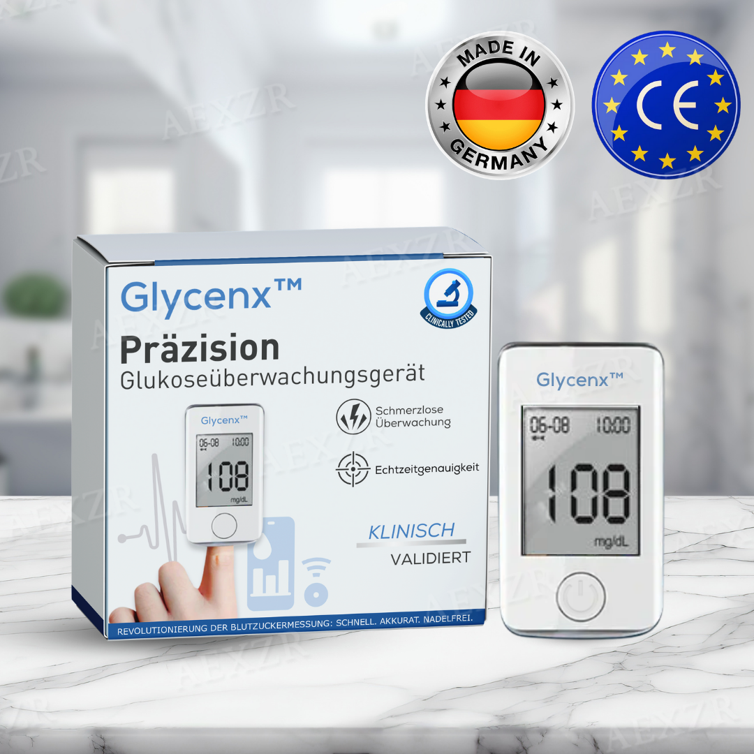 🔬 Glycenx™ – Präzise Glukosemessung, von Ärzten empfohlen! 🩺✨